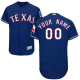 Texas Rangers Blue Men's Customized Flex Base MLB Jersey