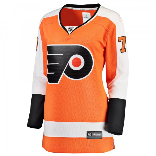 Carter Hart Philadelphia Flyers Fanatics Women's Home Premier Breakaway Player Jersey - Orange