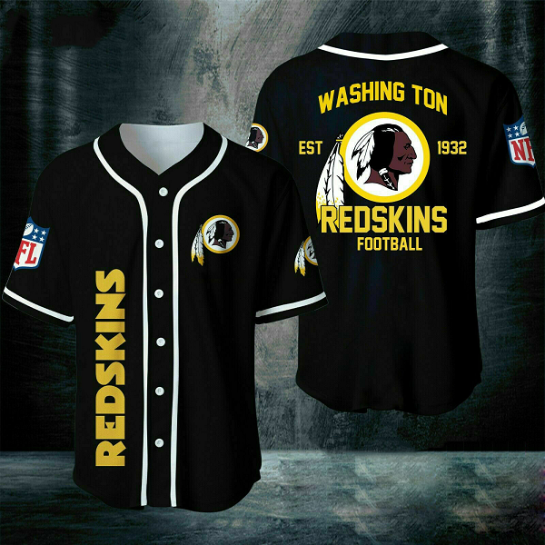 Washington Redskins NFL 3D Digital Printed Fashion Baseball Legend Jersey