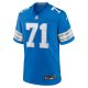 Men's Detroit Lions Kevin Zeitler Nike  Blue Game Jersey