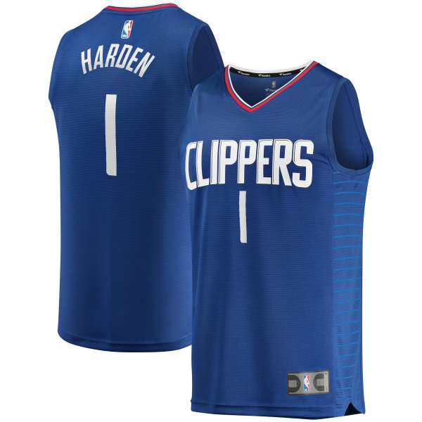 Youth LA Clippers James Harden Fanatics Royal Fast Break Player Jersey - Icon Edition