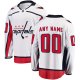 Men's Washington Capitals Fanatics White Away Breakaway Custom Jersey