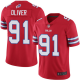 Buffalo Bills #91 Ed Oliver Red Men's Stitched Nike NFL Limited Rush Jersey