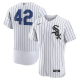 Men's Chicago White Sox #42 Nike 2023 Jackie Robinson Day White Flex Base Jersey