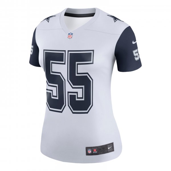 Women's Dallas Cowboys Leighton Vander Esch Nike White Color Rush Legend Player Jersey