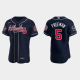 Men's Atlanta Braves #5 Freddie Freeman Navy Team 2021 MLB All-Star Jersey