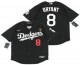 Men's Los Angeles Dodgers #8 Kobe Bryant Black With KB Patch Stitched MLB Cool Base Nike Jersey