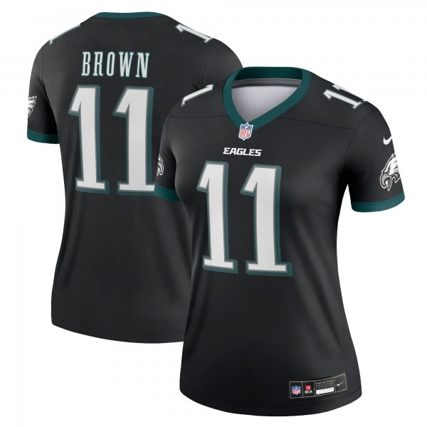 Women's Philadelphia Eagles A.J. Brown Nike Black Legend Jersey