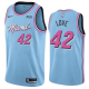 Youth #42 Kevin Love Miami Heat Vice Night City Edition Blue Jersey