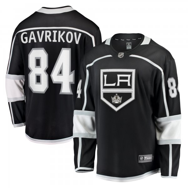 Men's Los Angeles Kings Vladislav Gavrikov Fanatics Black Home Breakaway Jersey