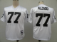 Men's Mitchell And Ness Las Vegas Raiders #77 Lyle Alzado White Stitched Throwback NFL Jersey