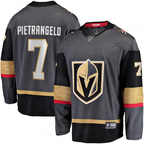 Men's Vegas Golden Knights Alex Pietrangelo Fanatics Black Breakaway Player Jersey