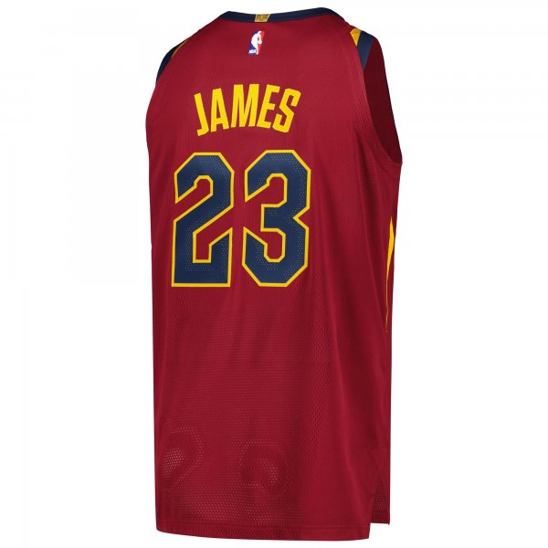 Men's Cleveland Cavaliers LeBron James Nike Wine Player Jersey - Icon Edition