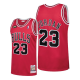 Men's Chicago Bulls #23 Michael Jordan Mitchell & Ness 1997-98 Road Finals NBA Jersey