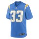 Men's Los Angeles Chargers Deane Leonard Nike Powder Blue Game Player Jersey