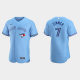 Men's Toronto Blue Jays #7 Bradley Zimmer Powder Blue Home Flex Base MLB Jersey