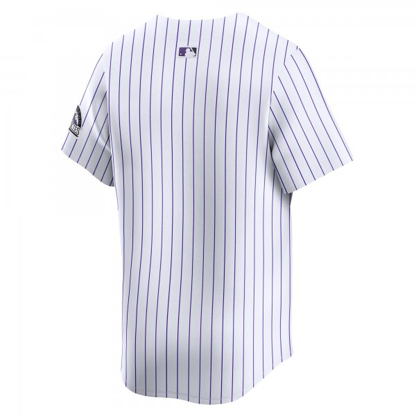 Men's Colorado Rockies Nike White Home Limited Jersey