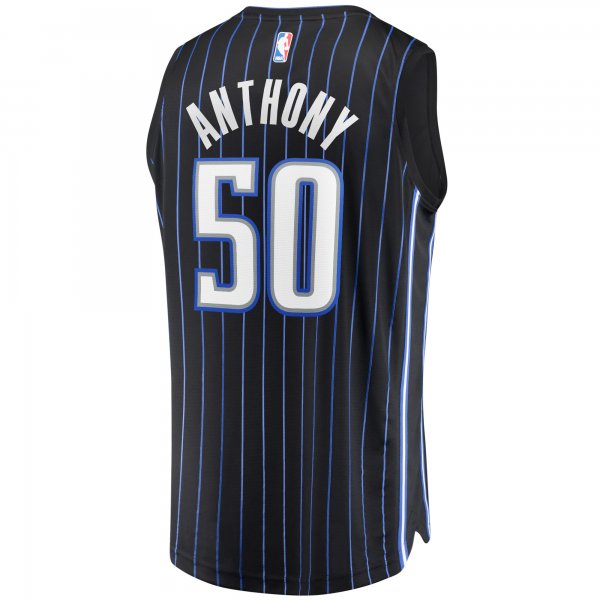 Men's Orlando Magic Cole Anthony Fanatics Black 2020 NBA Draft First Round Pick Fast Break Replica Jersey - Icon Edition