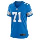 Women's Detroit Lions Kevin Zeitler Nike  Blue Game Jersey