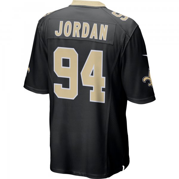 Men's New Orleans Saints Cameron Jordan Nike Black Game Jersey