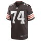 Men's Cleveland Browns Alex Leatherwood Nike  Brown Team Game Jersey