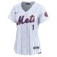 Women's New York Mets Nike White #1 Mom Home Limited Jersey