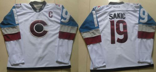 Colorado Avalanche #19 Joe Sakic White 2016 Stadium Series Stitched NHL Jersey