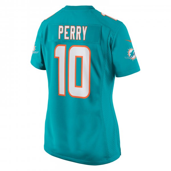 Women's Miami Dolphins Malcolm Perry Nike Aqua Game Jersey