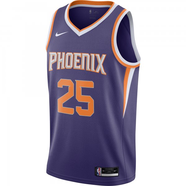 Phoenix Suns Mikal Bridges Nike Purple 2020/21 Swingman Player Jersey - Icon Edition