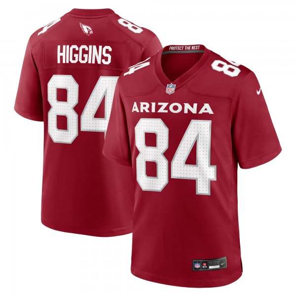 Men's #84 Elijah Higgins Arizona Cardinals Nike Team Game Jersey