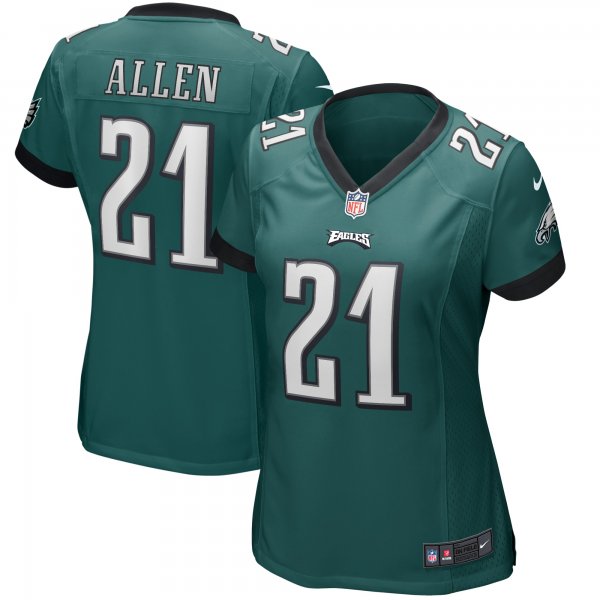 Women's Philadelphia Eagles Eric Allen Nike Midnight Green Game Retired Player Jersey