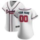 Women's Atlanta Braves Nike White Home Replica Custom Jersey