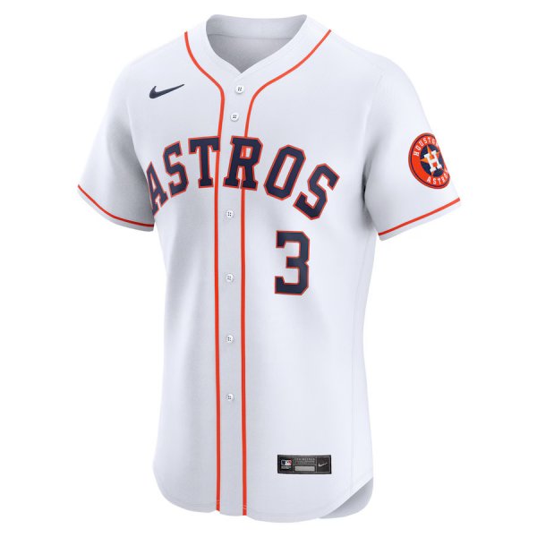 Men's Houston Astros Jeremy Pe?a Nike White Home Elite Player Jersey