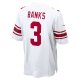 Men's New York Giants Deonte Banks Nike  White  Game Jersey