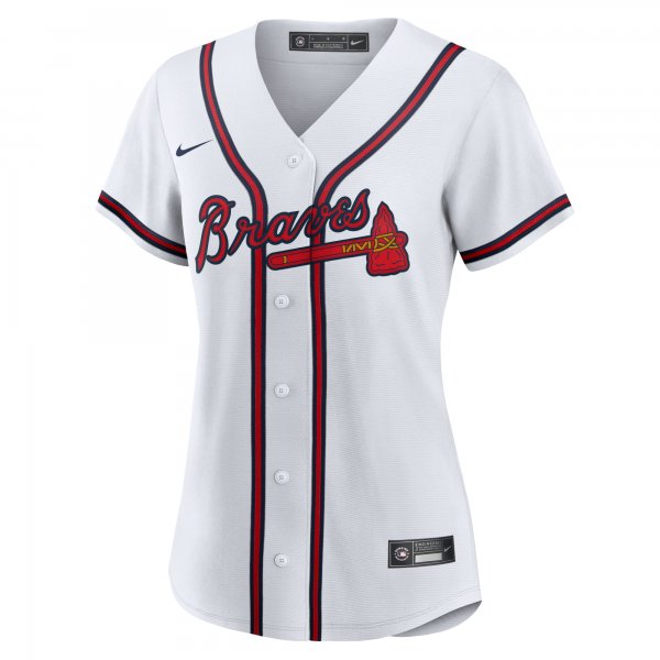 Women's Atlanta Braves Nike White Home Replica Team Jersey