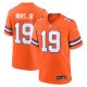 Men's Denver Broncos #19 Marvin Mims Jr Nike Orange Mile High Collection 1977 Throwback Player Jersey