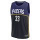 Men's Indiana Pacers Myles Turner Fanatics Blue Fastbreak Jersey - City Edition