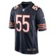 Men's Chicago Bears Dylan Cole Nike Navy Game Jersey