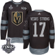 Adidas Golden Vegas Golden Knights #17 Vegas Strong Black 1917-2017 100th Anniversary 2018 Stanley Cup Final Stitched NHL Jersey