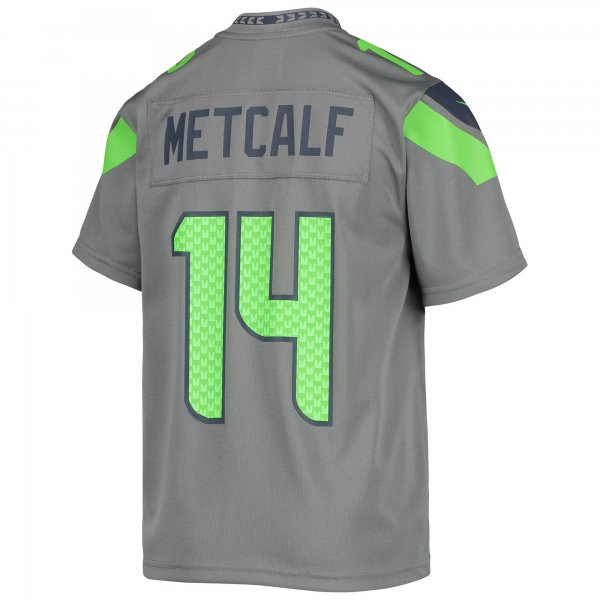 Youth Seattle Seahawks DK Metcalf Nike Gray Inverted Team Game Jersey