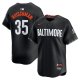 Men's Baltimore Orioles Adley Rutschman Nike Black City Connect Limited Player Jersey