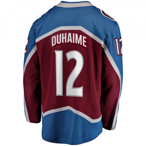 Men's Colorado Avalanche Brandon Duhaime Fanatics Maroon Home Premier Breakaway Player Jersey