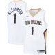 Youth New Orleans Pelicans Zion Williamson Nike White Swingman Player Jersey - Association Edition