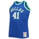 Men's Dallas Mavericks Dirk Nowitzki Mitchell & Ness Blue Big & Tall 1998/99 NBA 75th Anniversary Diamond Swingman Jersey