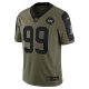 Men's Washington Football Team Chase Young Nike Olive 2021 Salute To Service Limited Player Jersey