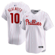 Men's Philadelphia Phillies #10 J.T. Realmuto Nike White 2024 MLB World Tour London Series Home Limited Player Jersey