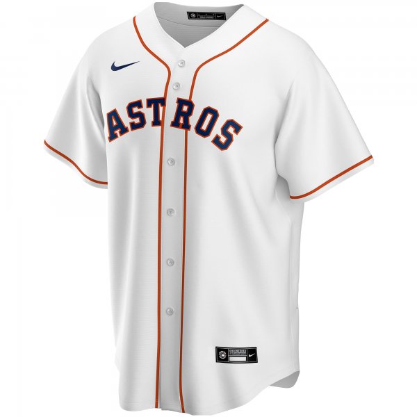 Men's Houston Astros Nike White Home Replica Custom Jersey