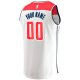 Men's Washington Wizards Fanatics White Fast Break Custom Replica Jersey - Association Edition