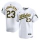 Men's Oakland Athletics #23 Shea Langeliers Nike White Home Limited Player Jersey