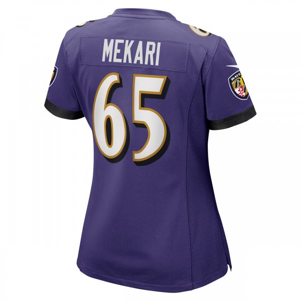 Women's Baltimore Ravens Patrick Mekari Nike Purple Game Jersey